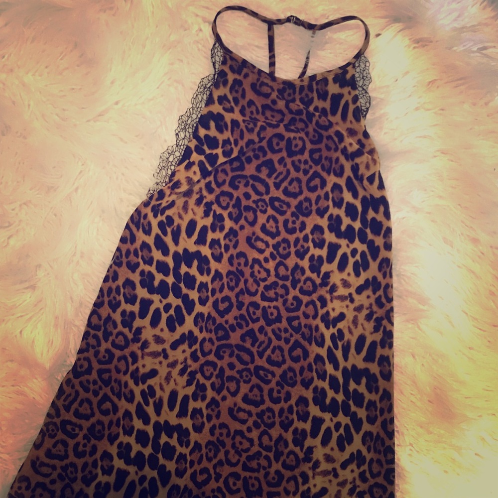 Boutique leopard shift dress